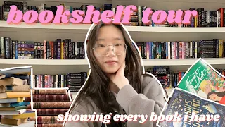 bookshelf tour 📖✨ every single book i own (313 books!!)