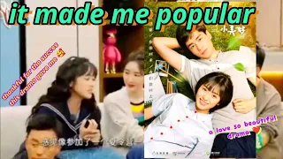 shen yue admits how she couldn't believe that a love so beautiful drama still popular 💘 hu yi tian