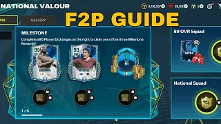 NATIONAL VALOUR EVENT F2P GUIDE || FC MOBILE NEW EVENT || IMPORTANT THINGS TO DO ON THE EVENT 👀