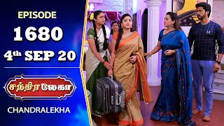 CHANDRALEKHA Serial | Episode 1680 | 4th Sep 2020 | Shwetha | Dhanush | Nagasri | Arun | Shyam