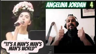 🇫🇷 Reaction ANGELINA JORDAN : IT'S A MAN'S WORLD, Première Ecoute, first time, ( De James Brown )