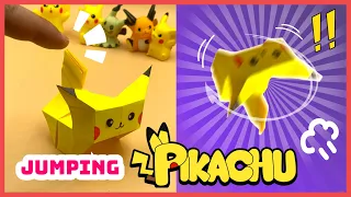 Jumping Pikachu  Pokemon  Easy and Fun Origami