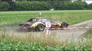 Ypres Historic Rally 2021 - Shakedown Middelhoek Mesen - all runs (hairpin, howling BMW M3s)