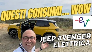 JEEP AVENGER ELETTRICA - questi CONSUMI non ce li aspettavamo proprio! LE NOSTRE prime IMPRESSIONI