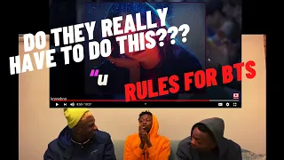 REACTING TO "10 STRICT RULES BTS MUST FOLLOW ON TOUR"