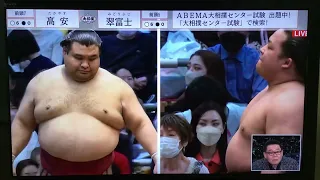 Osaka 2023 - Day 7 - Takayasu v  Midorifuji