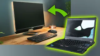 Transform a Damaged Laptop into an ALL-IN-ONE desktop PC