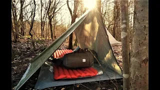 24h de bivouac avec mon sac ultra léger de 20 litres!!!!!