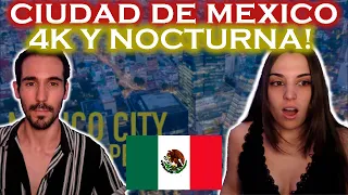 REACCIONANDO A: CIUDAD DE MEXICO, DRONE 4K! *MEXICO CITY* ❤️