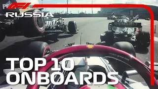 Flying Starts, Faulty Pit Stops And The Top 10 Onboards | 2019 Russian Grand Prix