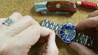 Механика Invicta Pro Diver 9094OB - год на руке.