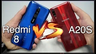 Samsung galaxy A20s Vs Xiaomi Redmi 8 Speed Test