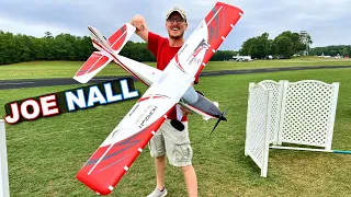 THIS is my FIRST EVER FLIGHT at Joe Nall 2023 - E-Flite Turbo Timber Evolution RC Airplane