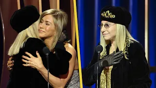 SAG Awards: Jennifer Aniston Presents Barbra Streisand With Lifetime Achievement Award