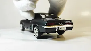 модель автомобиля chevrolet camaro 1969 ss в масштабе 1:32