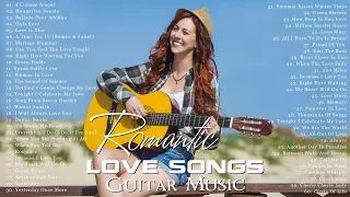 Top 400 Romantic Guitar Love Songs of 80s 90s | Relaxing Guitar Cafe Music For Relax, Study, Work