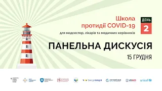 Панельна дискусія | 15.12.21 | Школа протидії COVID-19