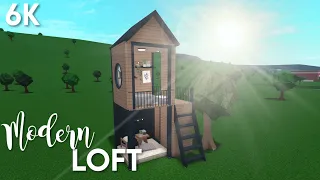 6k Modern Loft | Bloxburg ROBLOX speedbuild