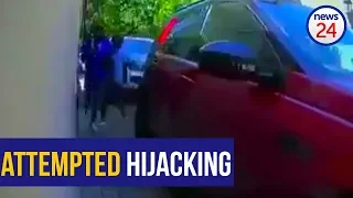 WATCH: Joburg woman narrowly escapes would-be hijackers