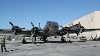 "The Movie" Memphis Belle Engine Run - Palm Springs Air Museum