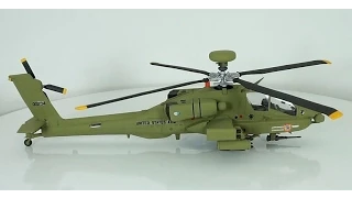 AH-64 Apache Longbow 1:72 (italeri) обзор масштабная модель № 64/67 авиация вертолёт Model aviation