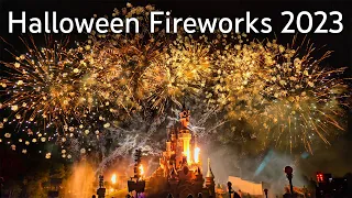 [4K] Halloween Fireworks 2023 - Disneyland Paris