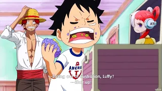 Road to the Pirates king ! Angry with Shanks, Luffy ate Gomu Gomu fruit || One Piece