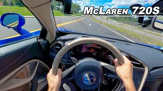 Warp Speed From the Factory! - 2018 McLaren 720S POV Drive (Binaural Audio)