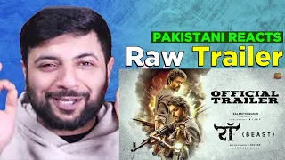 Pakistani Reacts To (RAW) Beast - Official Trailer TELUGU AND HINDI | Thalapathy Vijay