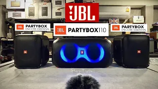 JBL Partybox 110 vs JBL Partybox Encore ( Duo Stereo mode )