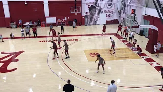 More than 30 minutes of Alabama Basketball’s first practice of 2019-20 season