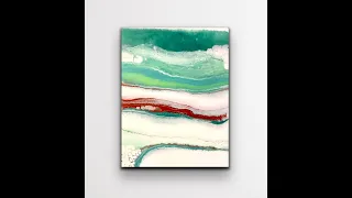 Getting my Dreamy Colors On. Acrylic Swipe, Acrylic Pour Painting, Art Tutorials