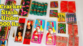 Cracker Stash Under 500 Rs 2021 | Firecracker Unboxing Stash 2021 With Price