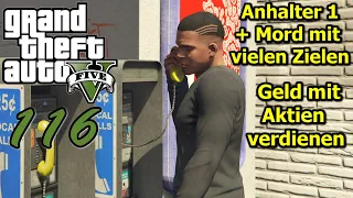 GTA 5 #116 👽 Deutsch 100% ∞ Anhalter 1 | Mord mit vielen Zielen (Lester) | Geld mit Aktien verdienen