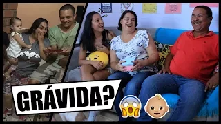 REAÇÃO DA FAMÍLIA CONTANDO DA GRAVIDEZ | 🤰😍