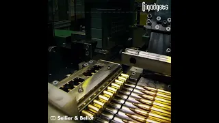 This is how bullets are made at modern ammunition factory.