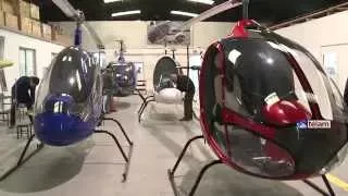Una empresa familiar bonaerense presentó sus nuevos modelos de helicópteros