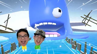 UMA BALEIA GIGANTE TENTOU NOS ENGOLIR!!! (PARTY PANIC)