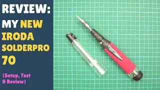 REVIEW: My New Iroda SolderPro 70 Gas Cordless Soldering Iron (Setup & Test)