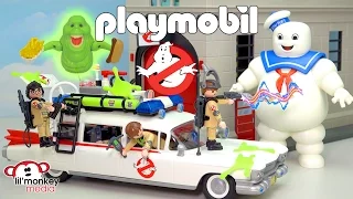 👻 Playmobil Ghostbusters Collection!!  Ecto-1 Car, Fire Station, Slimer, Stay Puft and More!! 😱