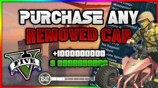 HOW TO PURCHASE ALL REMOVED CARS FOR FREE IN GTA 5 ONLINE | KIDDIONS MODEST MENU GUIDE [1.68 2024]