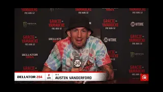 🔴 bellator 284 Austin vanderford vs Aaron Jeffery “ prefer photo shoot with wife or food ?”