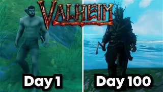 I Spent 100 Days in Valheim, as a Complete Beginner and This Is What Happened