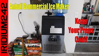 Keeping your preps cold   Anbull Commercial Ice Maker!