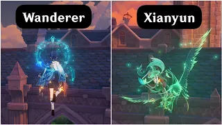 Wanderer is much better than Xianyun?? NO, NOT REALLY...