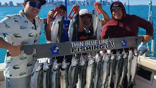 🔥ACTION PACKED COHO SALMON FISHING ON LAKE MICHIGAN🔥