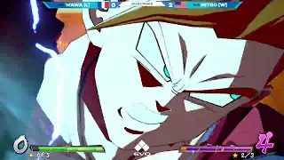 GRAND FINALS | Dragon Ball Z Fighter | WAWA [L] vs NITRO [W] | (Evo 2022) #shorts #dbfz