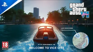 GTA 6 : Cruising in Leaked Map | Stunning Gameplay....