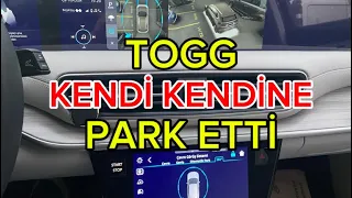 TOGG KENDİ KENDİNE PARK ETTİ 😲 TOGG OTOMATİK PARK 🧐