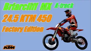 2024.5 KTM 450 Factory Edition at Briarcliff MX